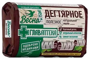 Мыло туалетное ГлавАптека Дегтярное 90г
