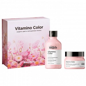 Loreal Professionnel, Весенний набор Vitamino Color СКИДКА 20% Для окрашенных волос (Шампунь 300 мл + Маска 250 мл)