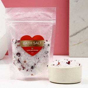 Cоль для ванны с лепестками роз «Bath salt», 150 г, ЧИСТОЕ СЧАСТЬЕ