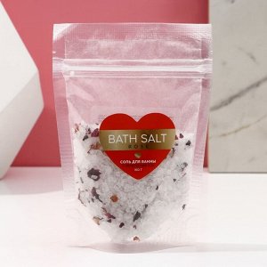 Соль для ванны с лепестками роз "Bath salt", 150 гр