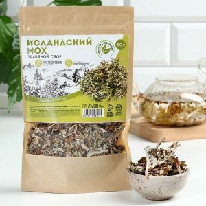 Исландский мох травяной сбор, 50 г.