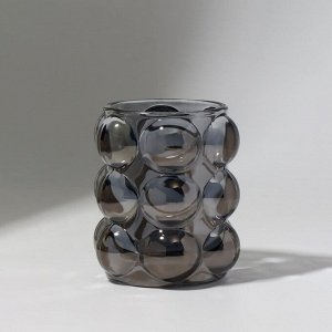 Подставка для хранения косметических принадлежностей «Bubble», 10?8 см, чёрная
