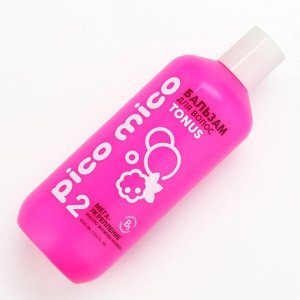 Бальзам для волос PICO MICO-Tonus, мега-укрепление, с маслом кокоса и жожоба, 400 мл