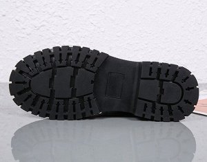 Женские ботинки на шнуровке, цвет чёрный