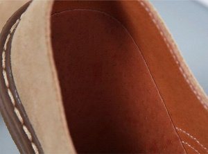 Женские замшевые полуботинки на плоской подошве, со шнуровкой, цвет песочный