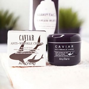 Антивозрастной крем для лица с Икрой против морщин CELLIO AnyVera Caviar, 100мл