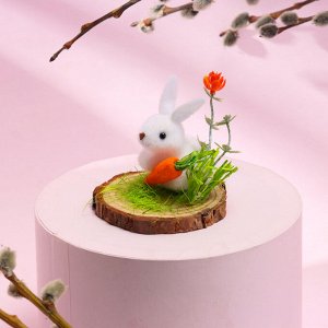 СИМА-ЛЕНД Пасхальный декор «Зайка с морковкой» 8 ? 8 ? 7 см