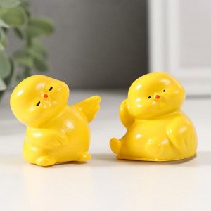 Фигурка полистоун «Птенчик», 3x3x4.5 см, МИКС