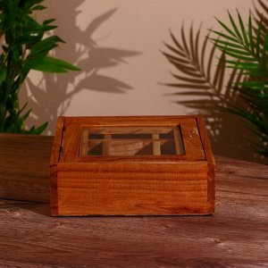 Коробка для чайных пакетиков 24х24х8 см, джампинис