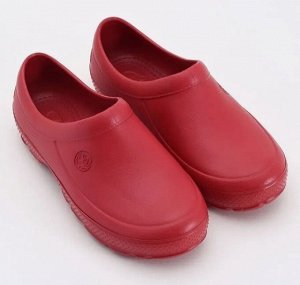 Обувь дачная женская галоши цвет Красный