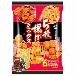 Akita Inafuku - смесь рисовых крекеров 6 видов
