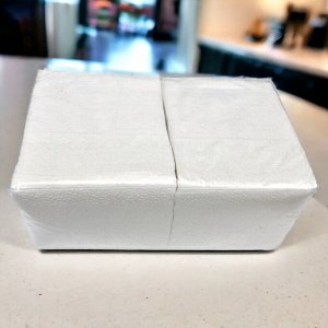 Салфетки  400л. 25х25 1сл. "БИГ ПАК"Белые