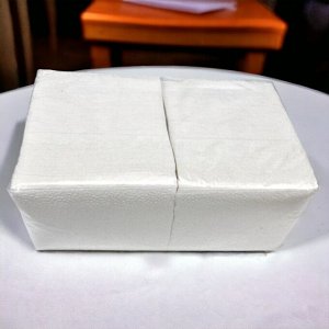 Салфетки  400л. 25х25 1сл. "БИГ ПАК"Белые