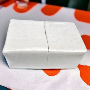 Салфетки  400л. 25х25 1сл. "БИГ ПАК"Белые