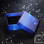 Коробочка подарочная под набор &quot;Сияние ночи&quot;, 7*7*3, цвет синий
