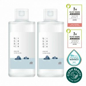 Round Lab1025 Dokdo Toner Lotion Special Set Набор для ухода за кожей тонер/лосьон  200 мл+200 мл