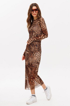 Платье BUTER 2776 леопард