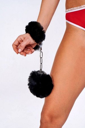 Наручники Le FRIVOLE, черные (ONE SIZE)