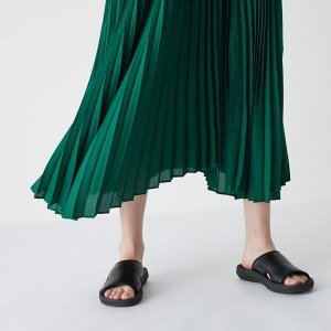 UNIQLO - стильная плиссированная юбка - 09 BLACK
