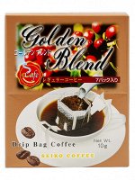 Кофе молотый Seiko Coffee Дрип-бэг Golden Blend (7 шт/уп), к/к 70г