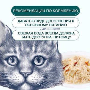 Wanpy Cat Пауч для кошек из курицы и трески 85 г