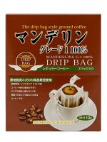 Кофе молотый Seiko Coffee Дрип-бэг Mandheling (7 шт/уп), к/к 70г
