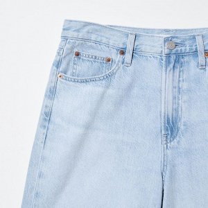 UNIQLO - широкие прямые джинсы - 69 NAVY