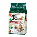 Кофе молотый Seiko Coffee Дрип-бэг Nagomi Special blend (10 шт/уп) м/у 80г, 1/12