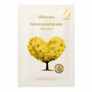 JMSolution Purelyn Balancing Mask Witch Hazel Балансирующая тканевая маска 30мл