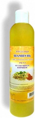 ПЧЕЛУНЬЯ ШАМПУНЬ  С ЦВЕТОЧНОЙ ПЫЛЬЦОЙ  (250 мл)
