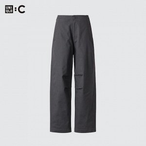 UNIQLO - хлопковые широкие брюки - 01 OFF WHITE