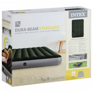 Матрас надувной DURA-BEAM QUEEN, 152 х 203 х 25 см, 64109 INTEX