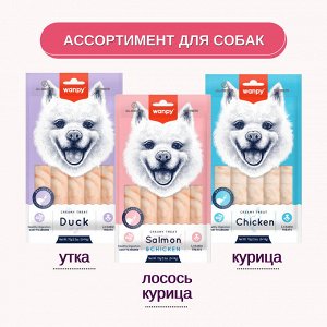 Wanpy Dog Крем лакомство для собак "нежное пюре" из лосося и курицы 70 г