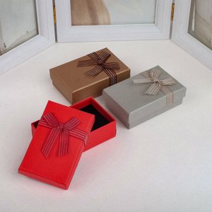 Коробочка подарочная под набор «Гипюровый бант», 5x8, цвет МИКС