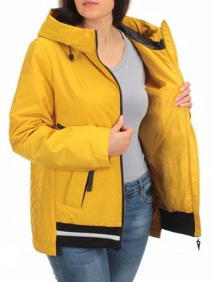 H9270 YELLOW Куртка демисезонная женская (100 гр. синтепон)