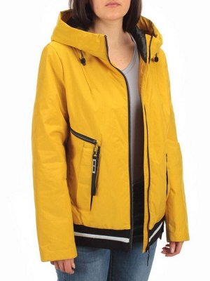 H9270 YELLOW Куртка демисезонная женская (100 гр. синтепон)