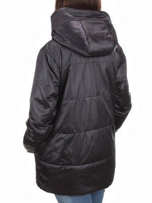 BM-1055 DK. VIOLET Куртка демисезонная женская (100 гр. синтепон)