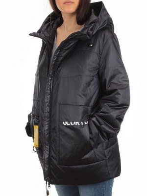 BM-1055 DK. VIOLET Куртка демисезонная женская (100 гр. синтепон)