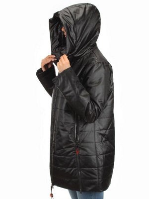 BM-1058 BLACK Куртка демисезонная женская АЛИСА (100 гр. синтепон)
