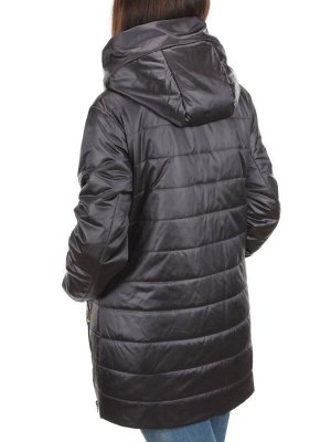 BM-1058 DK. GRAY Куртка демисезонная женская АЛИСА (100 гр. синтепон)