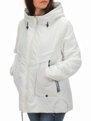 H9266 WHITE Куртка демисезонная женская (100 гр. синтепон)