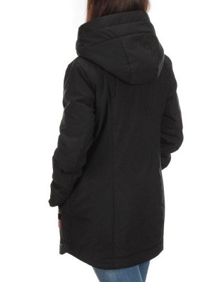 BM-187 BLACK Куртка демисезонная женская АЛИСА (100 гр. синтепон)