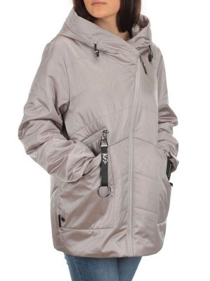 BM-05 GRAY/BEIGE Куртка демисезонная женская АЛИСА (100 гр. синтепон)