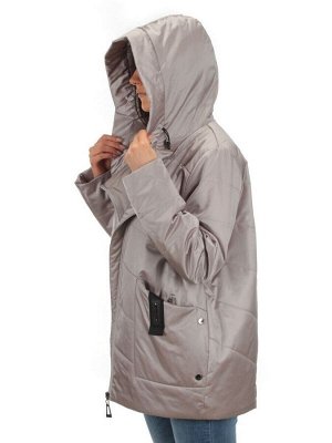 BM-05 GRAY/BEIGE Куртка демисезонная женская АЛИСА (100 гр. синтепон)