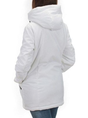 BM-511 WHITE Куртка демисезонная женская АЛИСА (100 гр. синтепон)