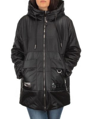 BM-1100 BLACK Куртка демисезонная женская АЛИСА (100 гр. синтепон)