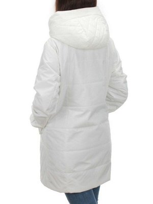 M8528 WHITE Куртка демисезонная женская (100 гр. синтепон) Maria