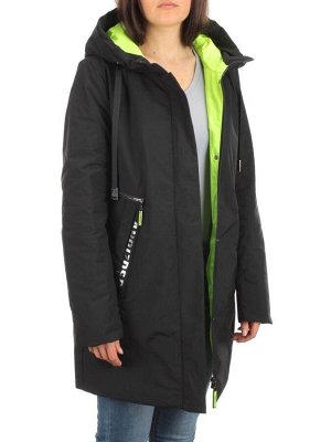 BM-921 BLACK Куртка демисезонная женская (100 гр. синтепон)