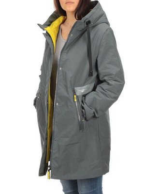 BM-921 GRAY Куртка демисезонная женская (100 гр. синтепон)