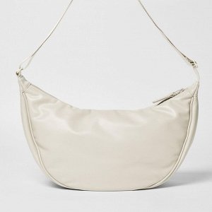 UNIQLO - кожаная круглая сумка на плечо - 01 OFF WHITE